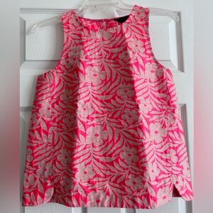 J Crew tapestry style short sleeved tunic - Size 2